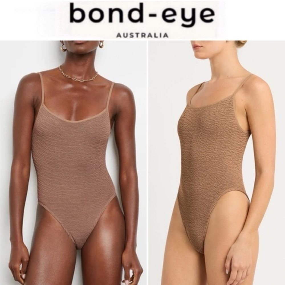 BOND EYE Low Palace One Piece Swimsuit in Hazelnut OS 175$ NWT